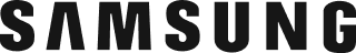 Samsung logo.